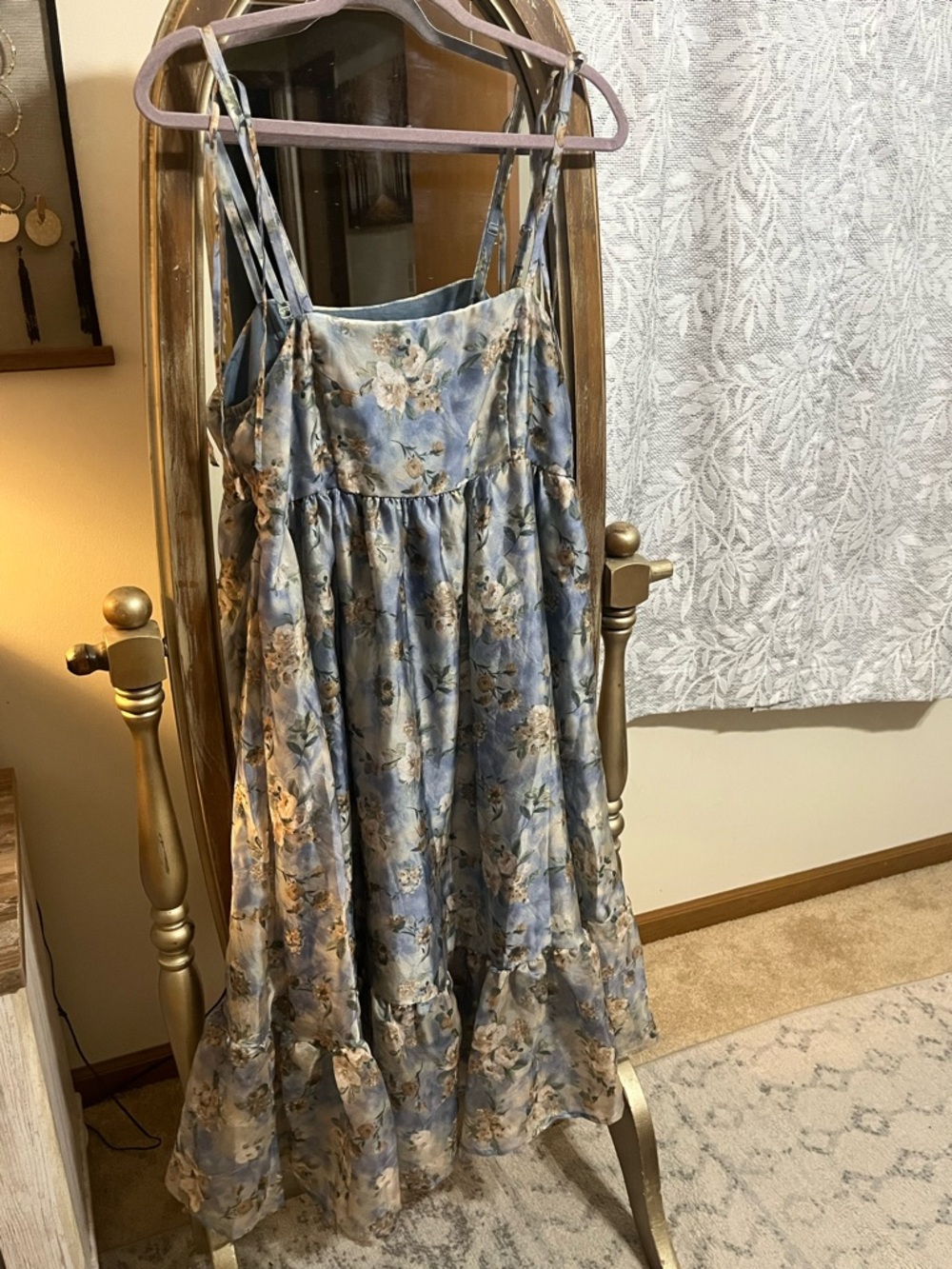 wild fable Light Blue Floral Sundress